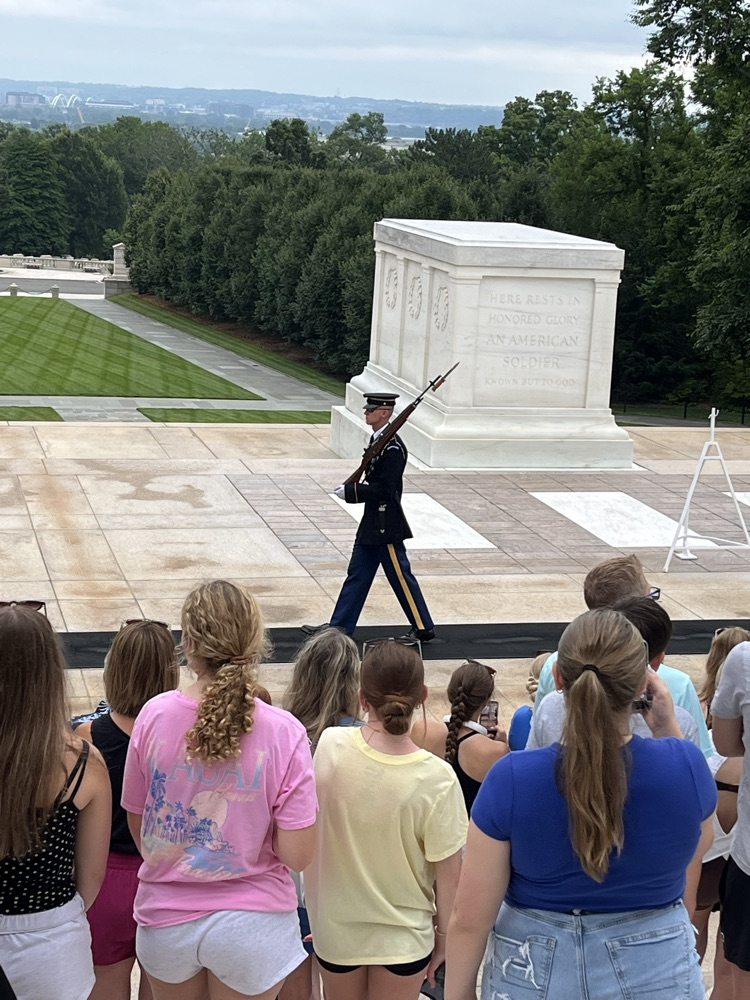 guard at tomb of unknown