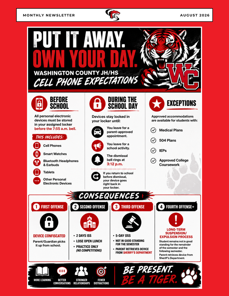 The district Cell Phone policy