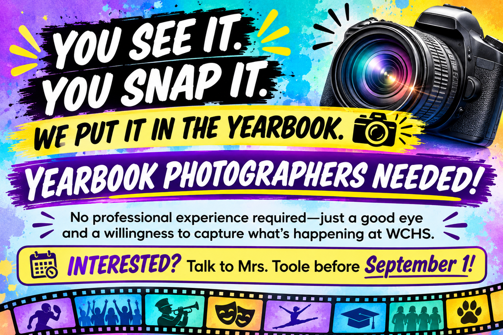 Be a yearbook photographer - sign up before September 1!