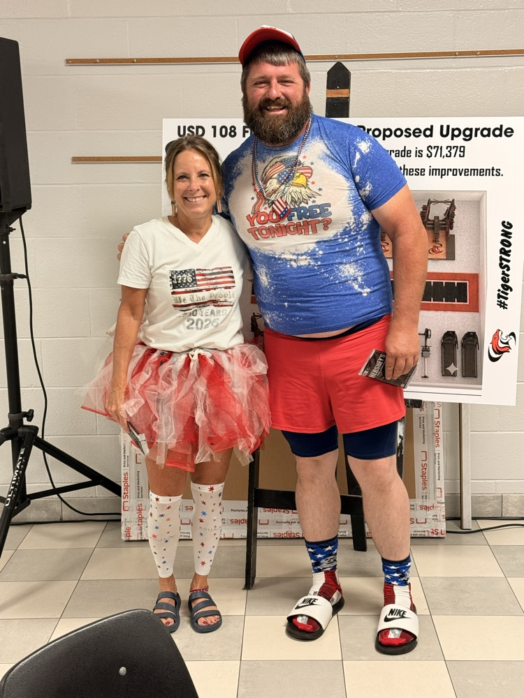 Our dress up winners Dan Ditmars and Tiffany Wyatt