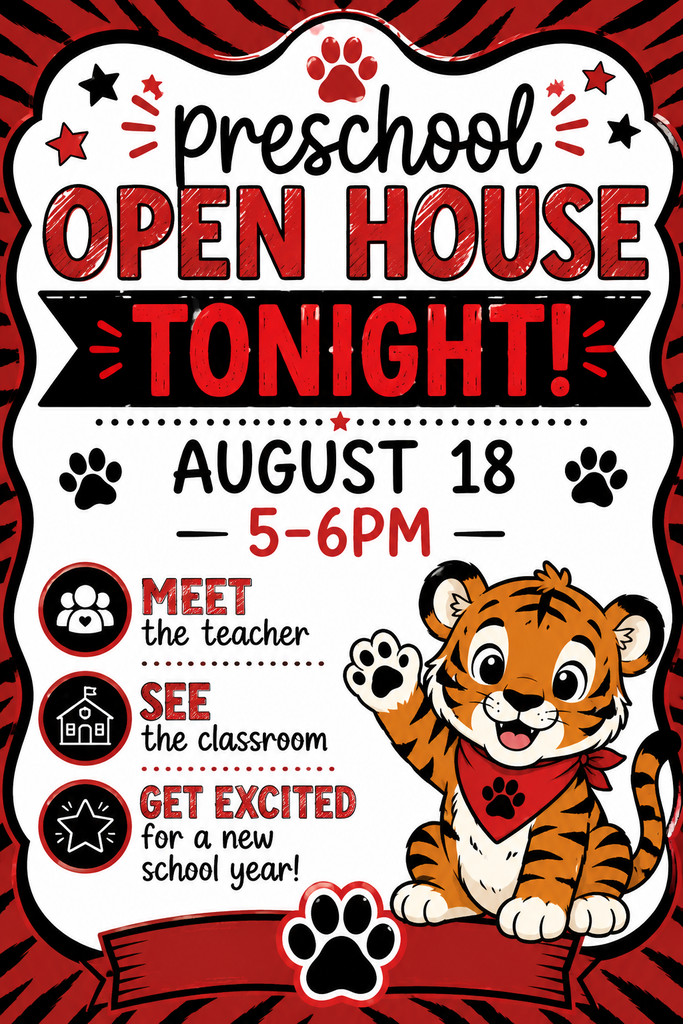 open house flyer for preschool 