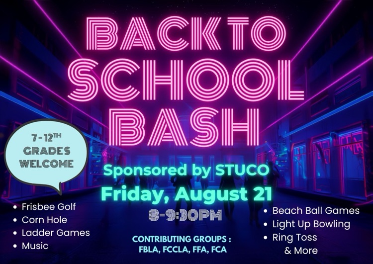 back to School Bash