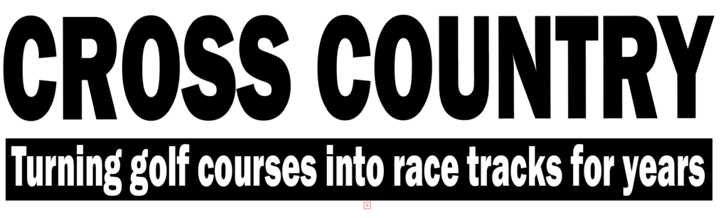 back of shirt - cross country turning golf courses into race tracks for years