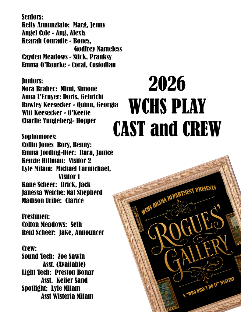 Cast and Crew Play Announcement