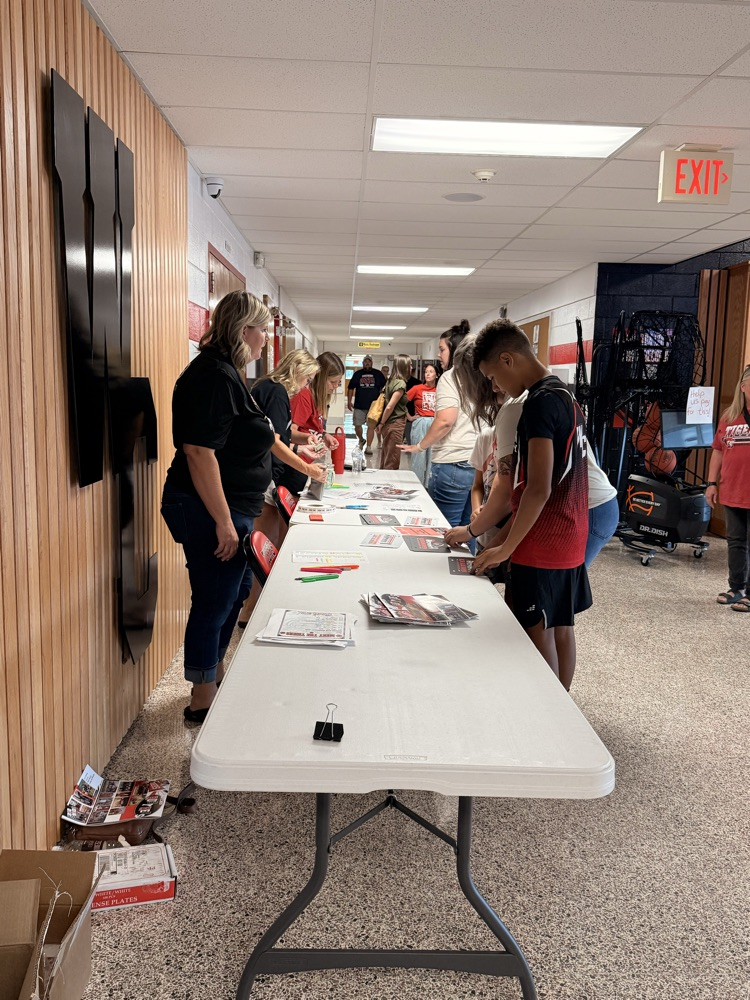 Booster Club Table 