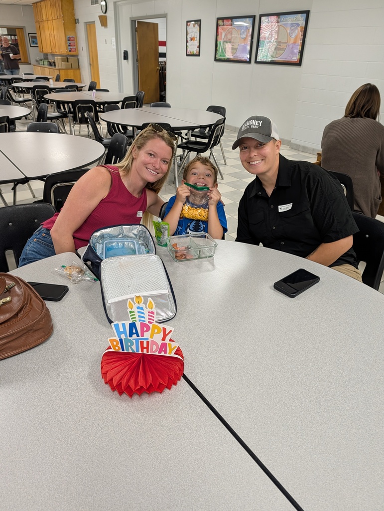student with September birthday and family/friends