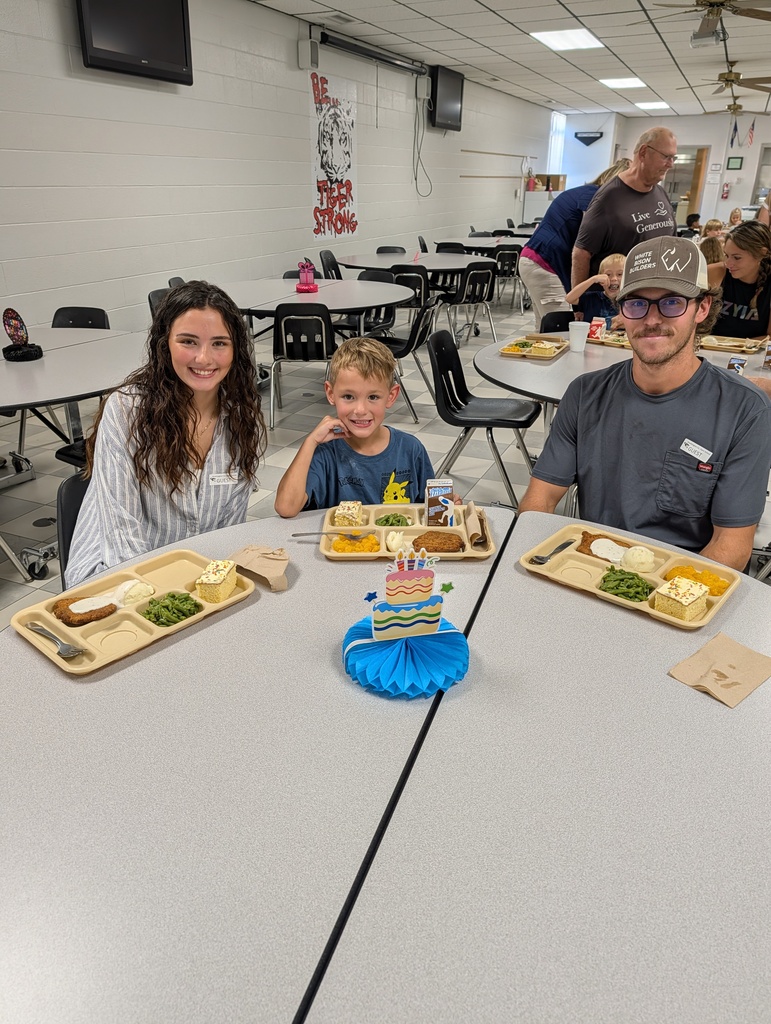 student with September birthday and family/friends