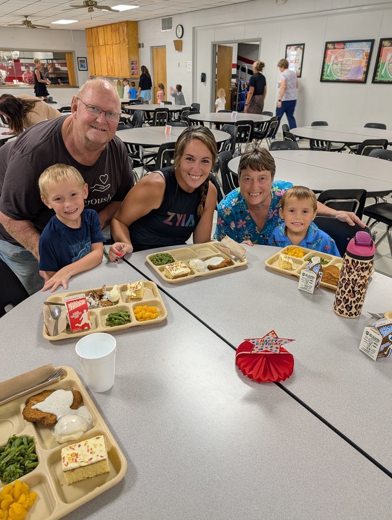 student with September birthday and family/friends