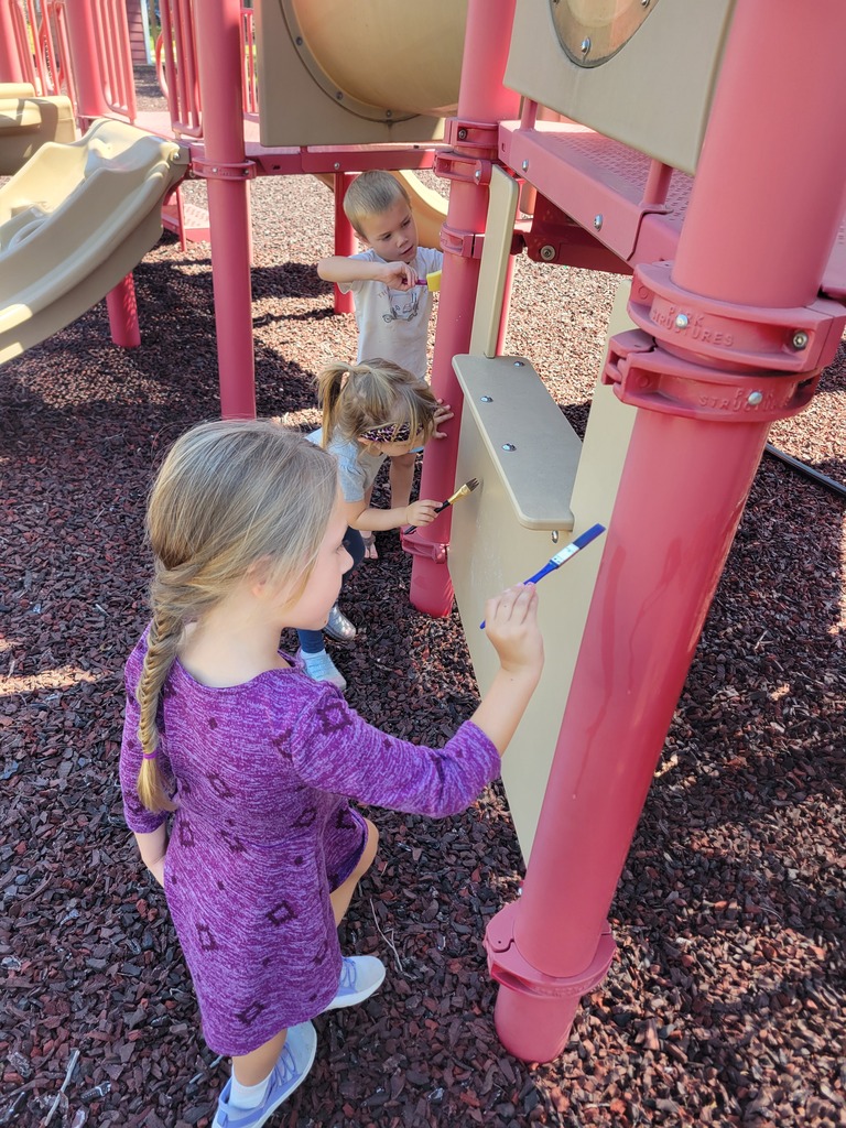 PM kids painting playground