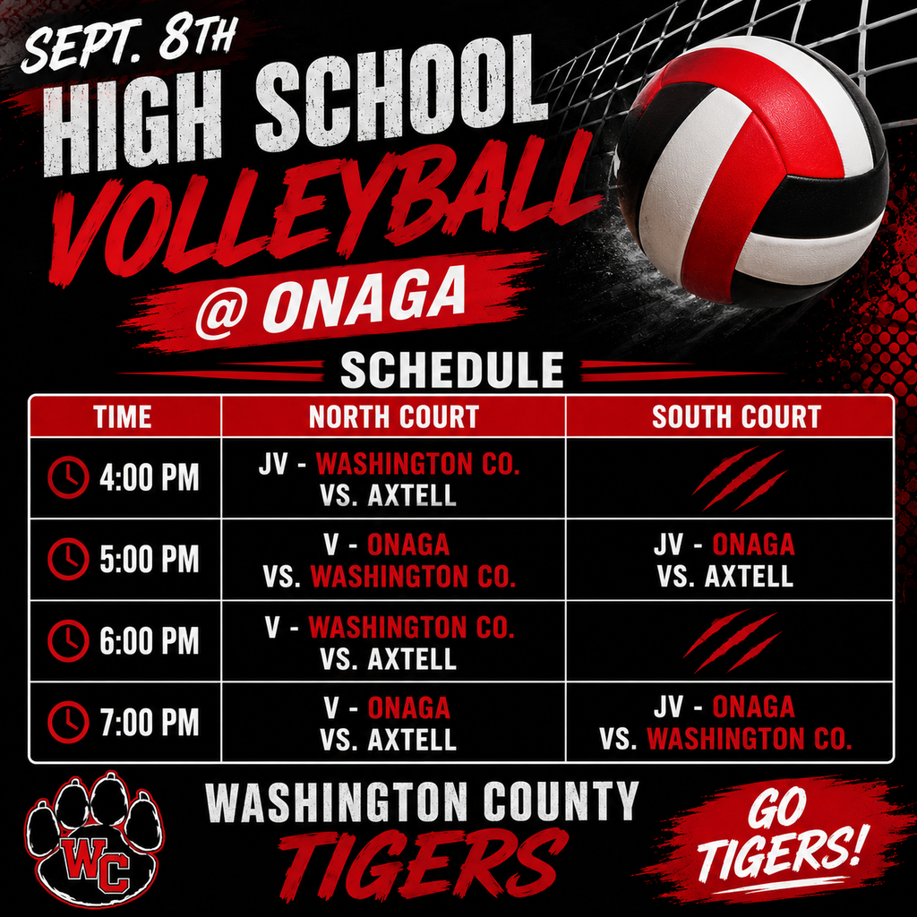 Next Week- High School Volleyball