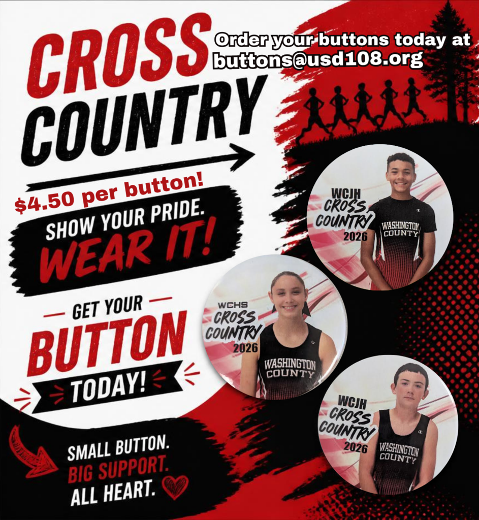 Cross Country buttons available now.