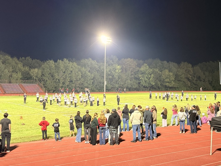 A field full of Little Tiger Cheerleaders