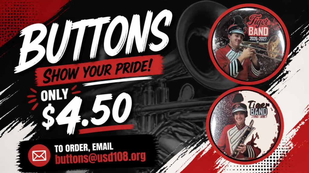 Band buttons now available