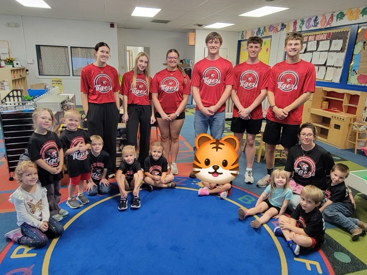 Homecoming Candidates with the afternoon 4 year old Preschool class
