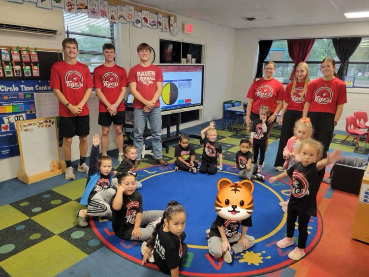Homecoming Candidates with the morning 4 year old preschool class