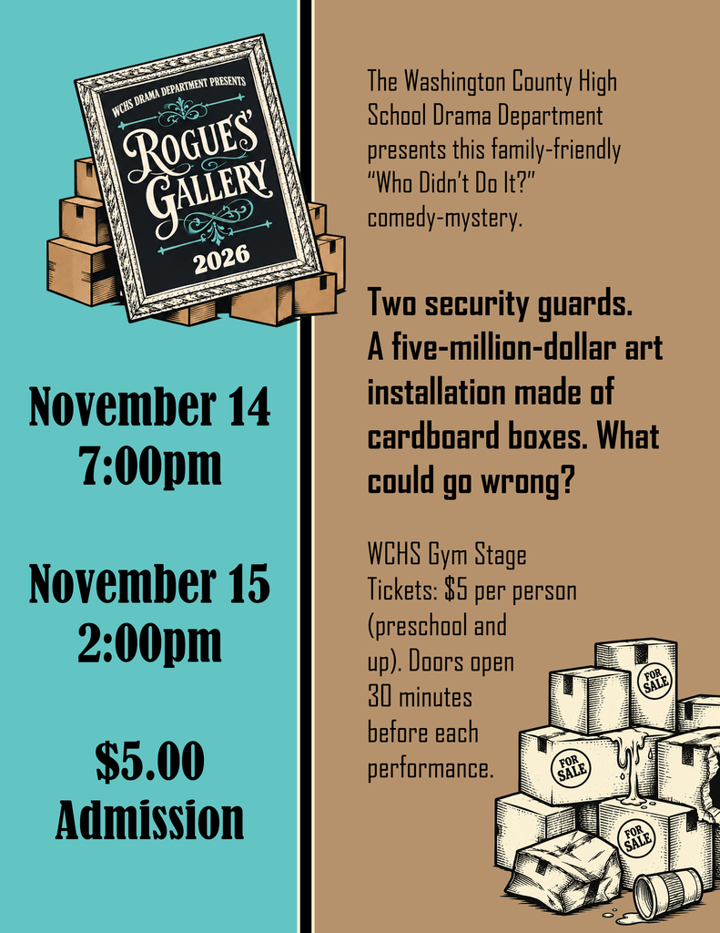 WCHS Play flyer - the Play is November 14