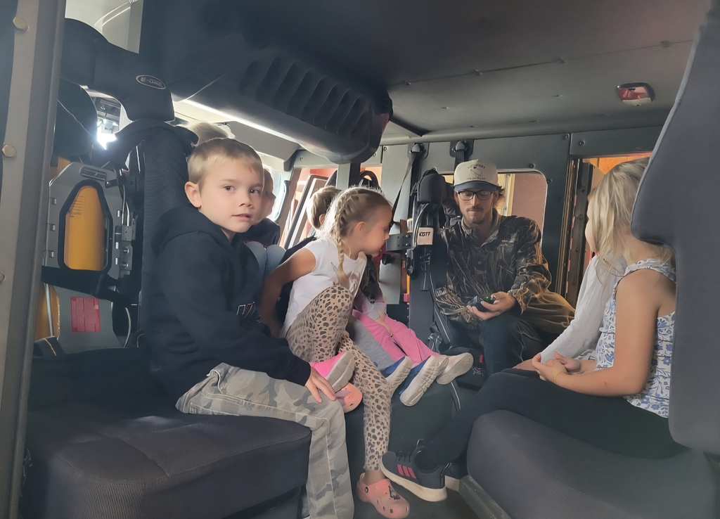 afternoon kids in truck