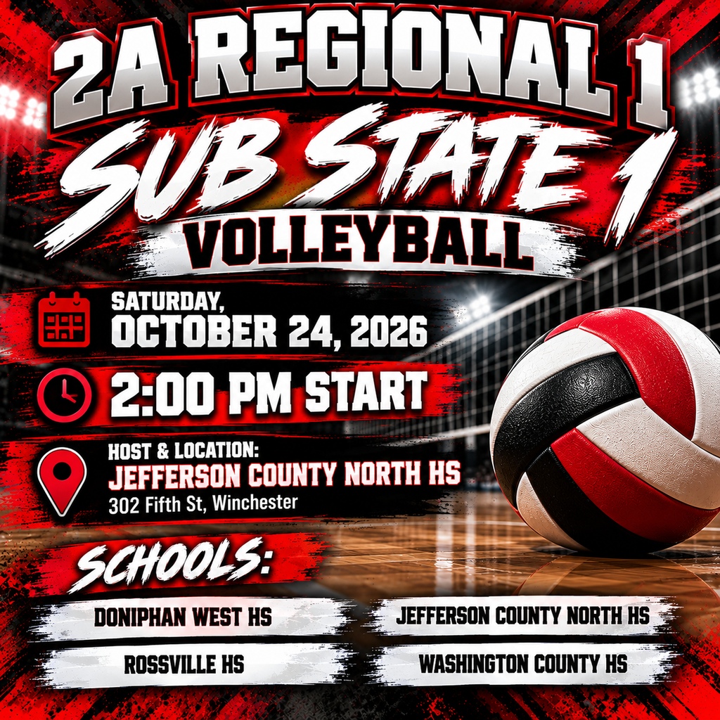 2PM- 1st match Jeff Co. vs Washington Co