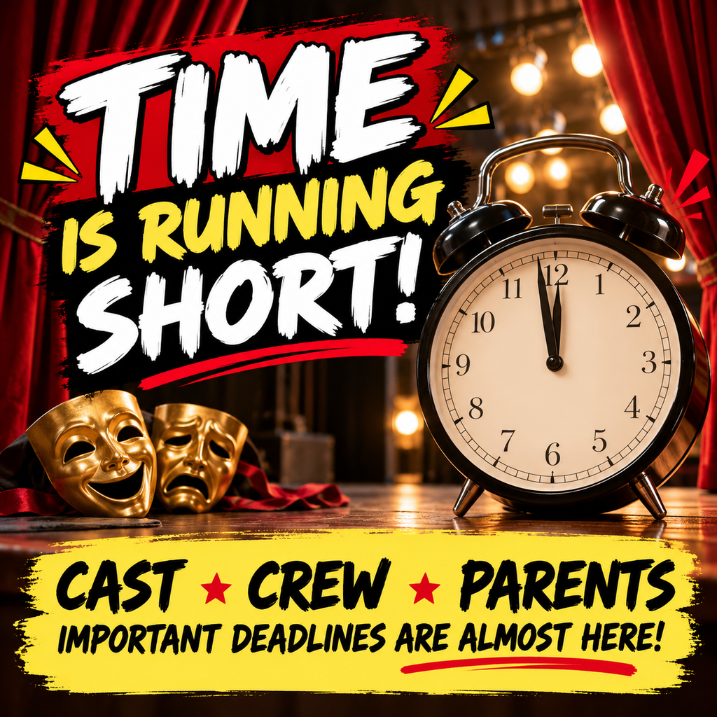 Time is running short!