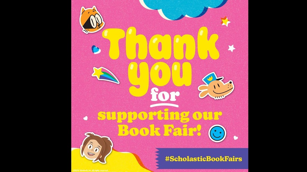 Thank you for supporting our book fair.