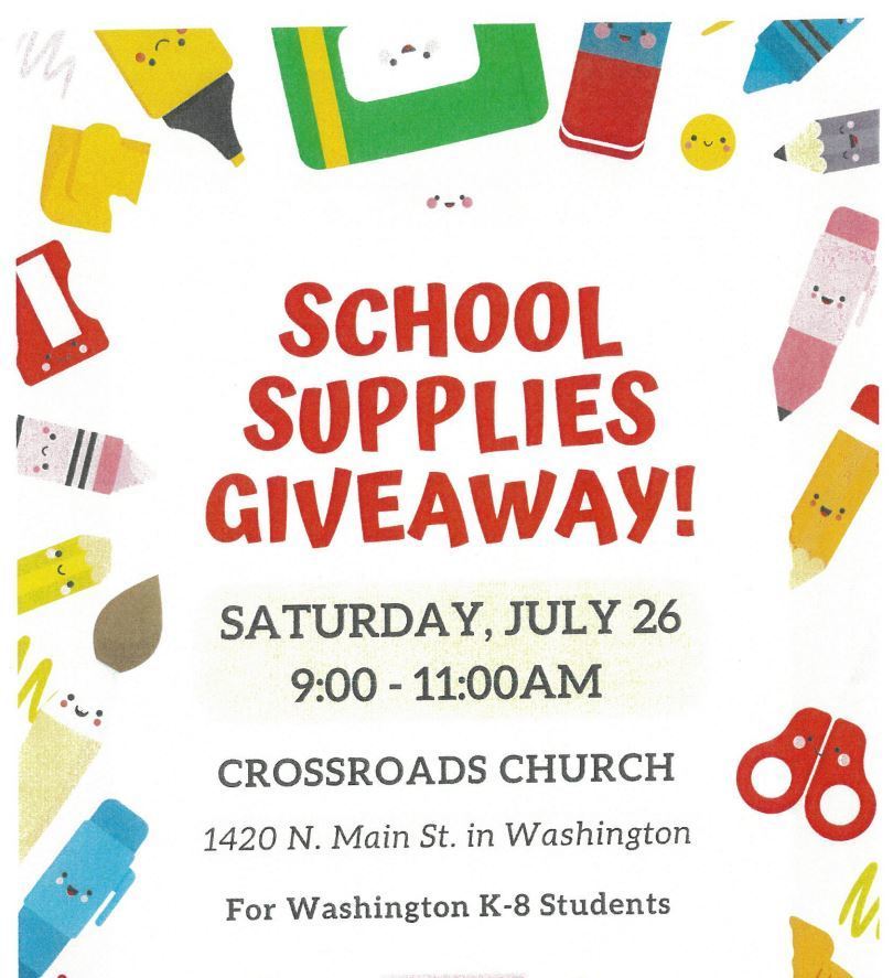 school supply giveaway