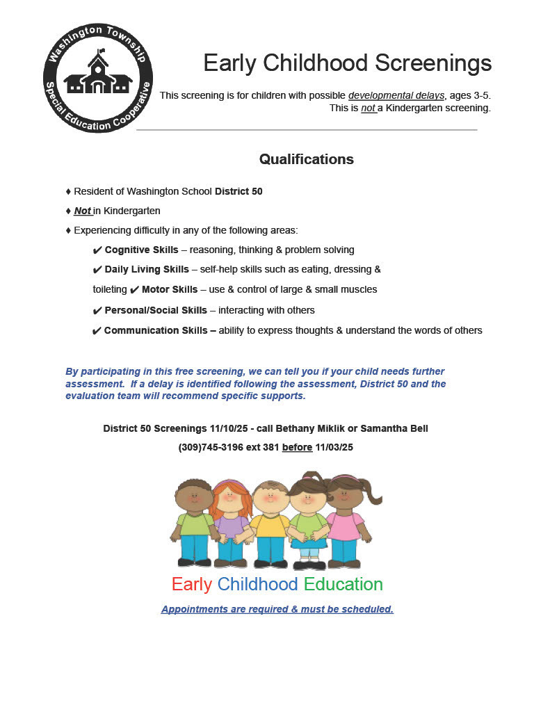 Early Childhood Screenings