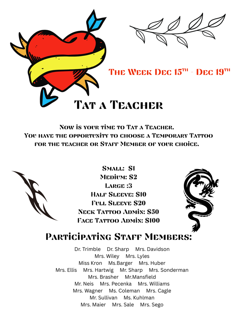 tat the teacher fundraiser