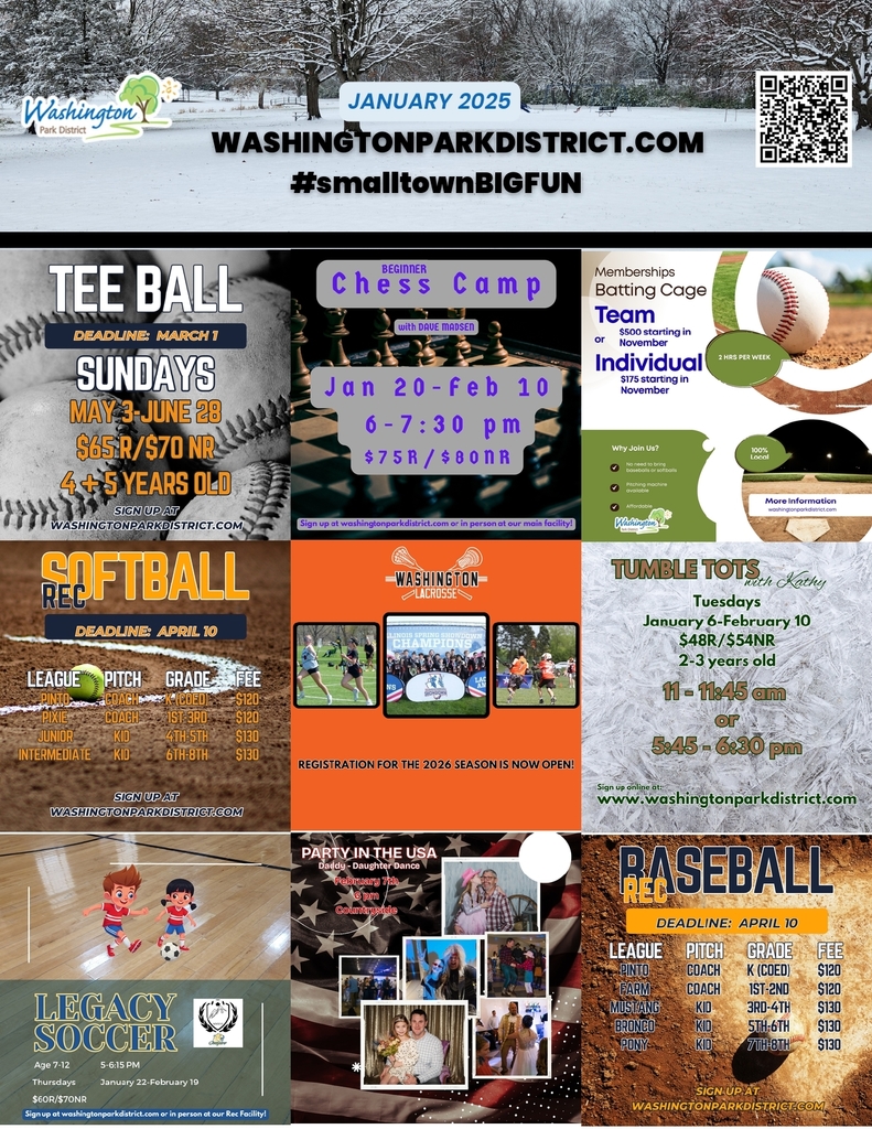 Park district Jan. Flyer