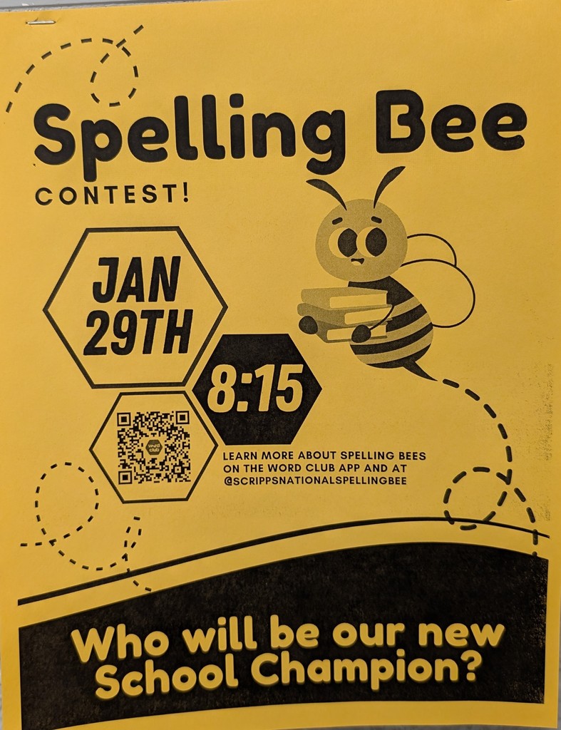 2026 Spelling Bee Flyer
