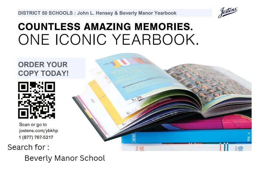 Use the website or QR code to order a yearbook for your student!