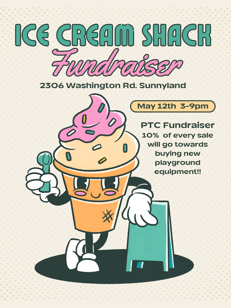 Fundraiser for playground equipment on May 12