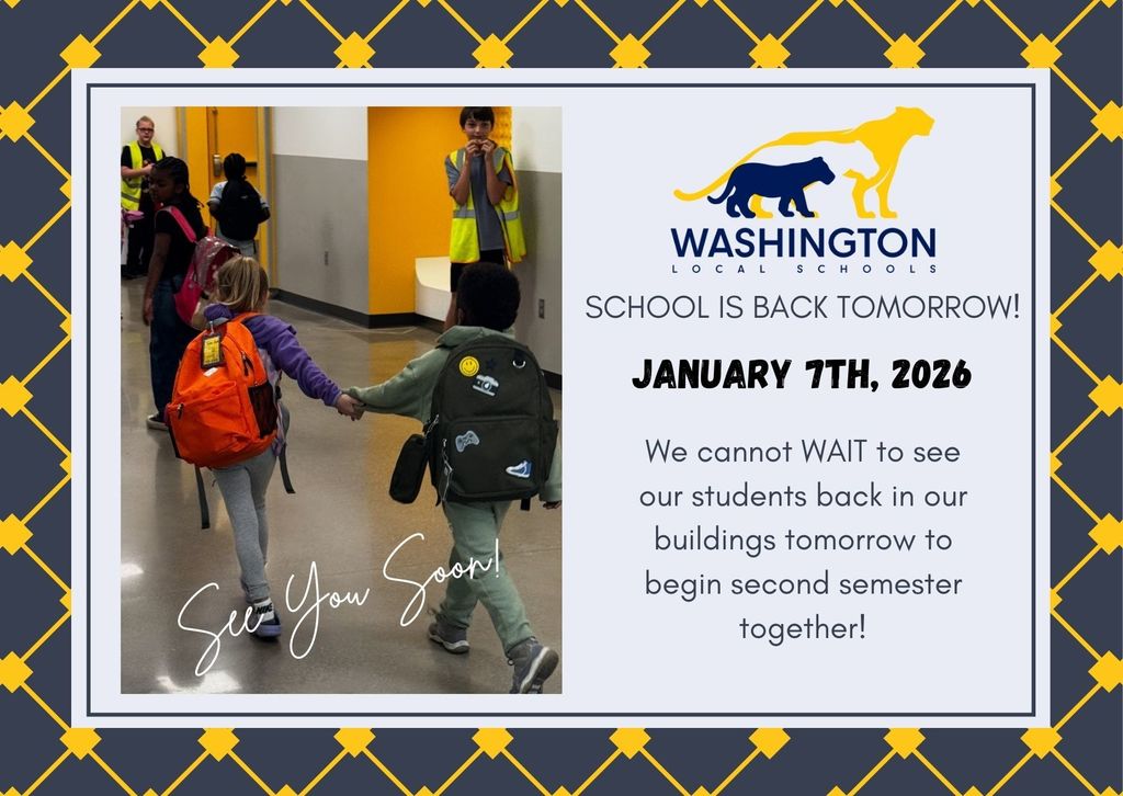 school is back in session tomorrow