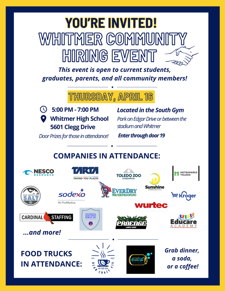 HIRING EVENT APRIL 16