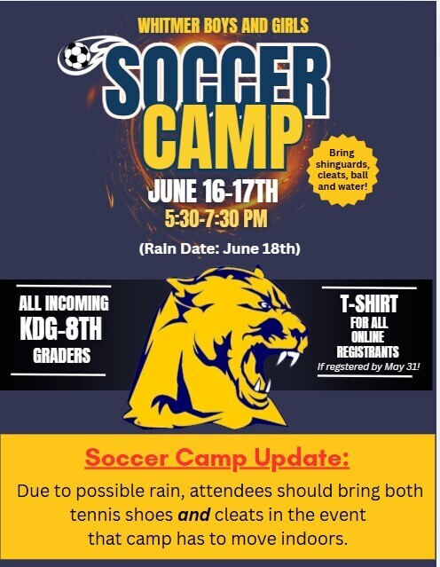 soccer camp june 16-17