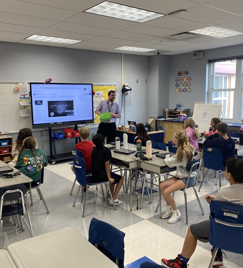 4th-grade students in Mr. Donovan's class played two truths and a lie to build classroom community. 
