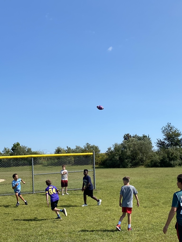 Another action shot from the 5th grade football game.  