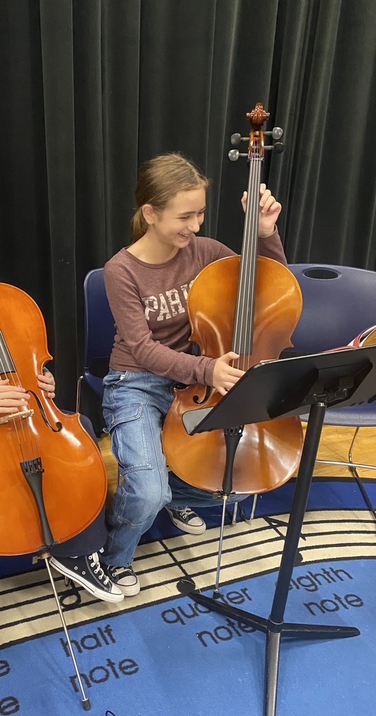 Instrumental music lessons for 5th graders are up and running!