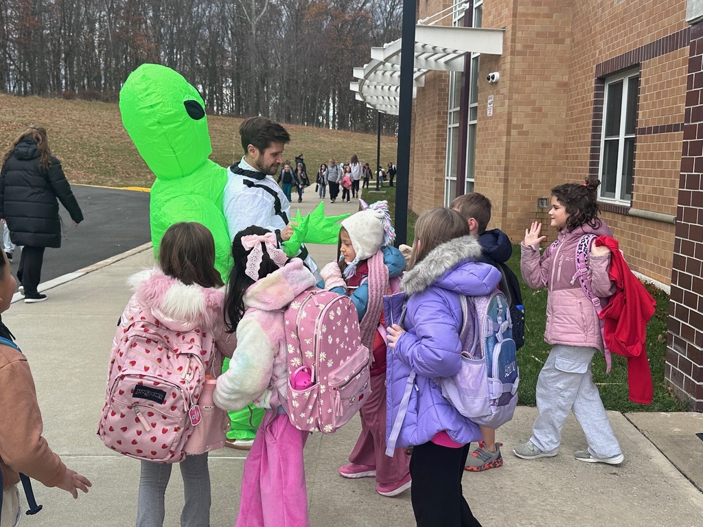 High fives at dismissal.