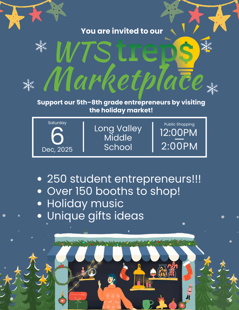 TREPS flyer- December 6 from 12-2pm at LVMS.
