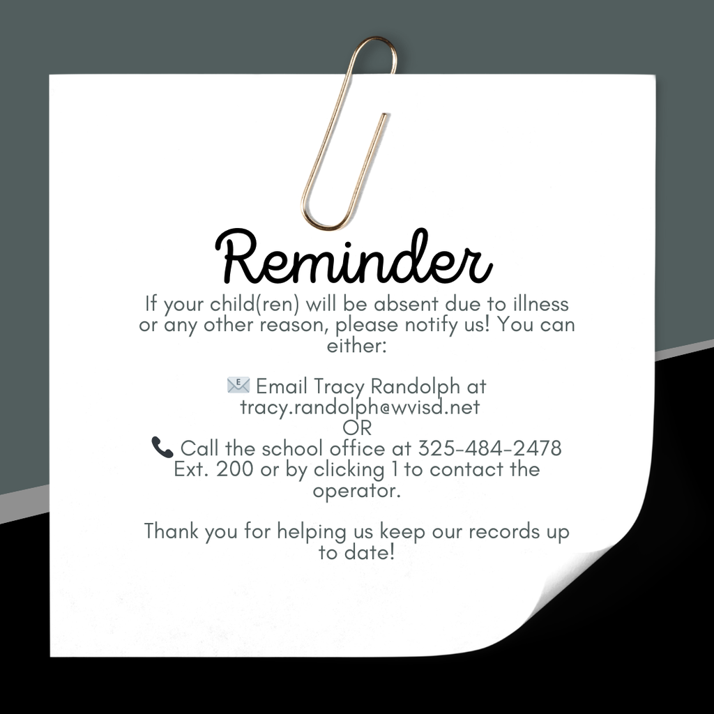 attendance reminder
