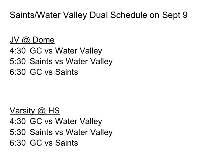 vball schedule