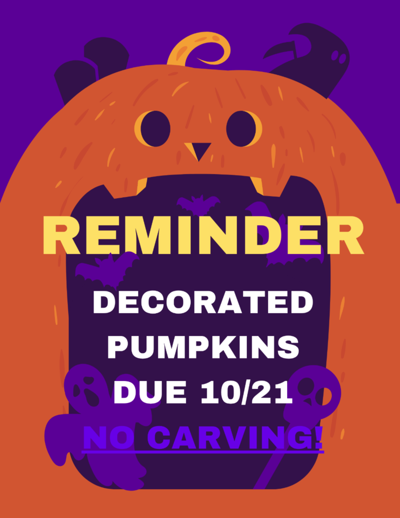 pumpkin carving reminder