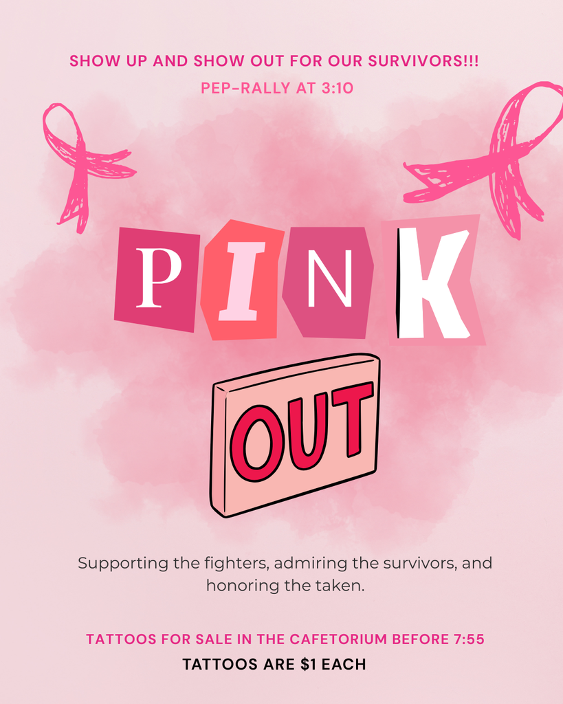 Pink out pep rally