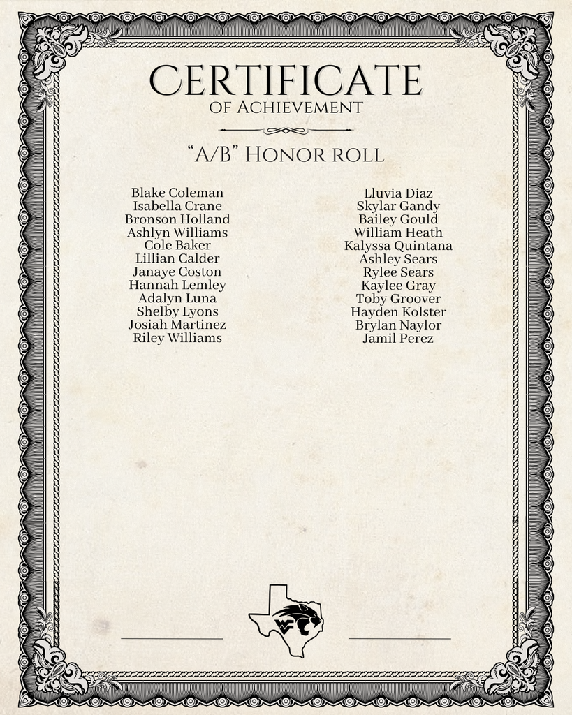 a/b honor roll