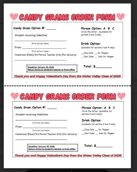 valentine candy grams