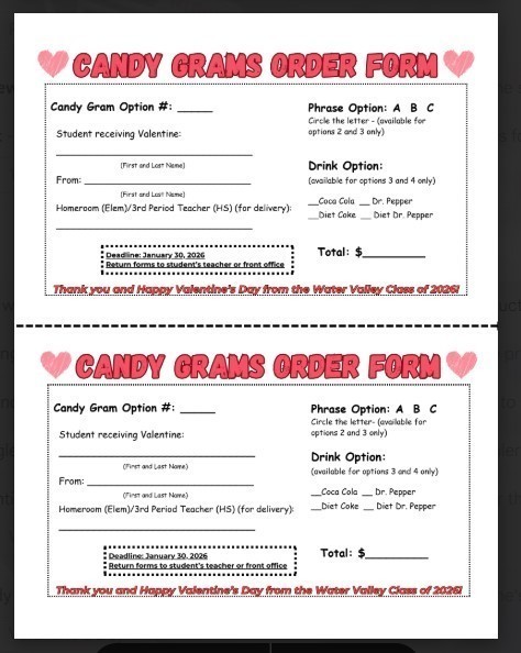 valentine candy grams