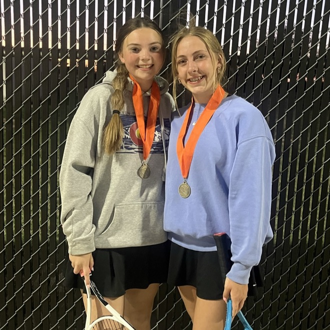 Charlee Sears and Jadyn Crane-1st JV Girls double