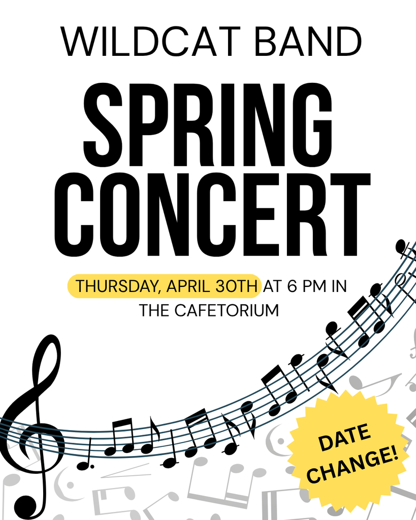 date change spring concert