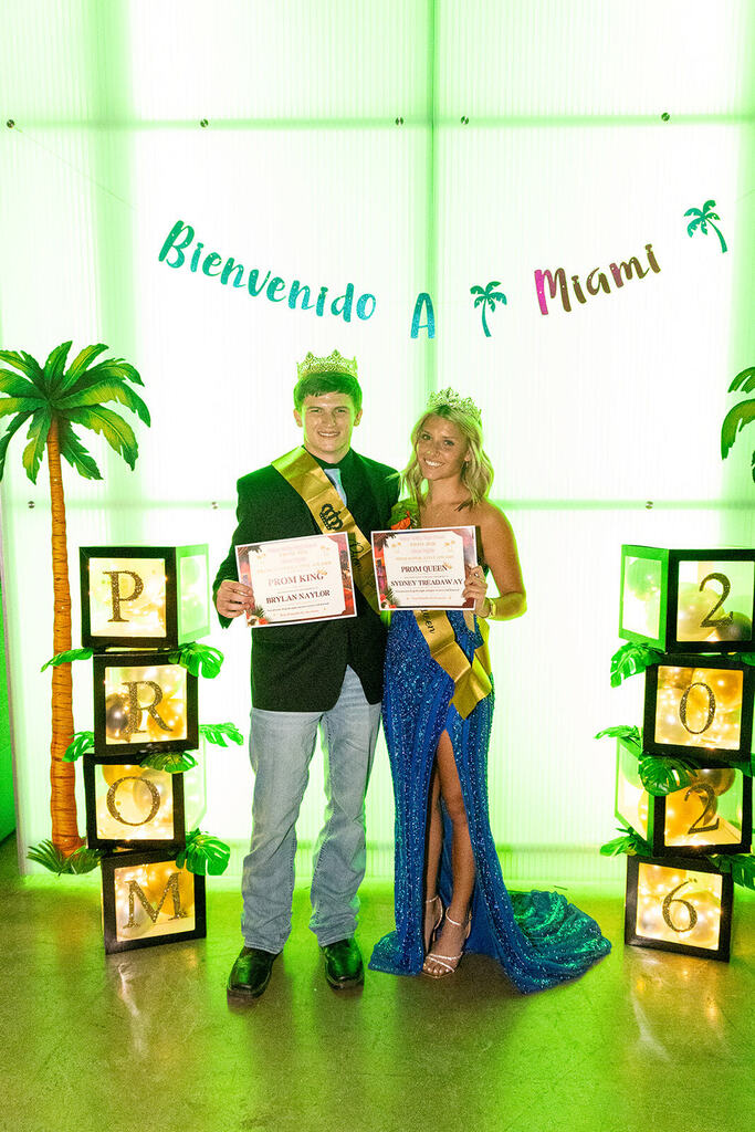 2026 Prom King and Queen (Brylan and Sydney)