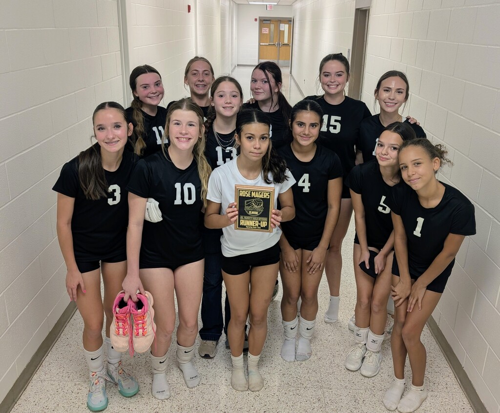 Congrats to our JV Volleyball team who finished the Rose Magers Tournament as Runner-Up in the Gold bracket!
